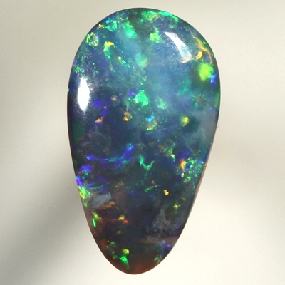 SOLID BLACK OPAL Sparkling bright fire